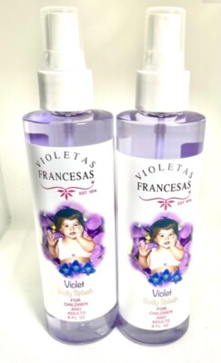VIOLETAS FRANCESAS ( 2 Pack ) Splash Cologne French Violets Perfume 8 oz c/u 