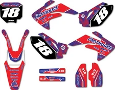 Custom Graphics Kit to Fit Honda CRF 150 R 2007 - 2023 Clipper style stickers