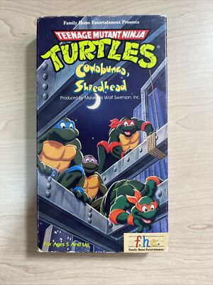 Teenage Mutant Ninja Turtles Cowabunga, Shredhead (VHS) TMNT