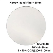 450nm narrow bandpass filter optical interference filter Half bandwidth 10nm OD5