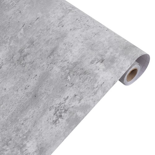 Self Adhesive Vinyl Wrap Film for Kitchen Worktops Distressed Concrete