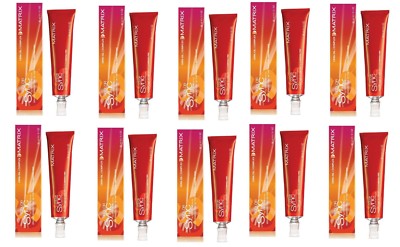 10 x Matrix Color SYNC Demi-Permanent Hair Color 2oz (9C) light blond copper 