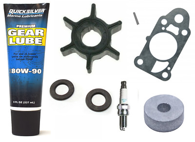 SERVICE KIT 3,5 PS TOHATSU M3.5B2 Außenbordgetriebe Öllaufrad Dichtung Stecker Anode