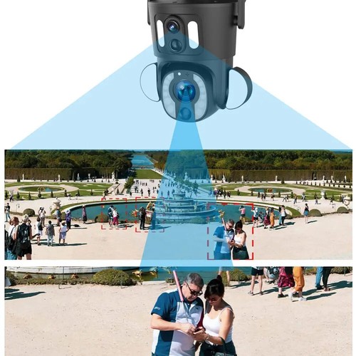 Wire Free 4K Solar Powered Rotating Outdoor Dual Security Camera 4G/LTE Connect - Picture 11 of 15