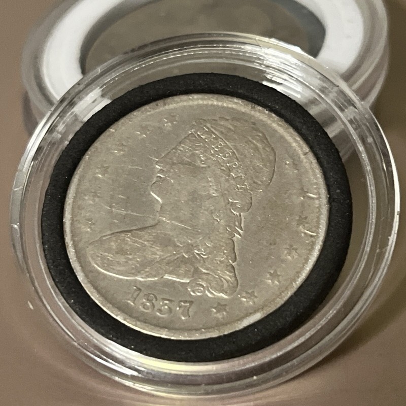 1837 Capped Bust Silver Half Dollar VF