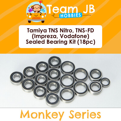 Tamiya TNS Nitro, TNS-FD (Impreza, Vodafone) - 18 Pcs Rubber Sealed Bearings Kit
