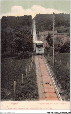AKEP3-0282-SUISSE - Vevey - Standseilbahn von Der Mount Pilger