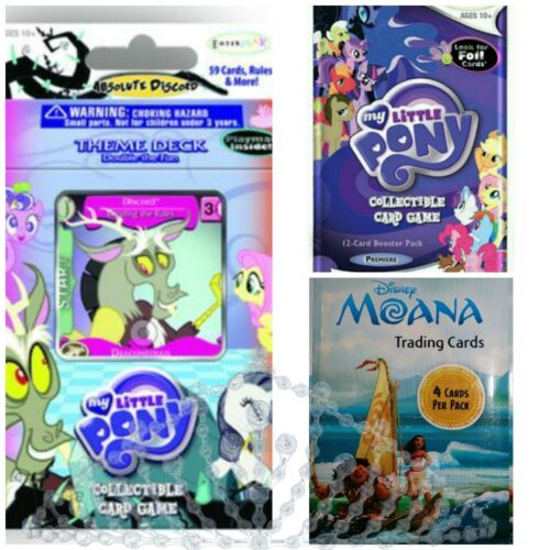 My Little Pony or Moana Trading Card Packs plus Booster & Game Sets U Choose! - Zdjęcie 1 z 12