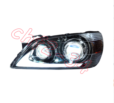 pair For Lexus IS200 IS300 Altezza LED DRL Headlights Projector