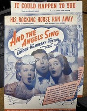 Movie Musicals sheet music 2-pack AND THE ANGELS SING