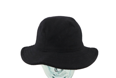 Vtg 90s Banana Republic Blank Wool Blend Bucket Hat Boonie 