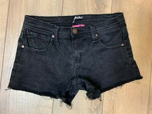 Pinc girls black shorts size 14 GUC 