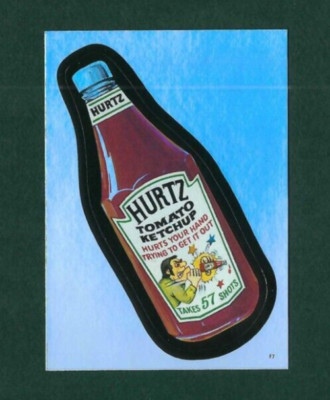 2006 Topps Wacky Packages Foil Sticker Card #F7 Hurtz ANS4