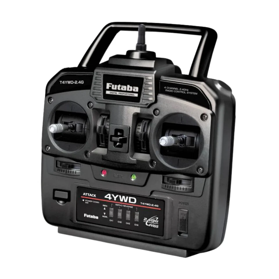 Futaba Attack 4YWD 4ch Transmitter R214GFE Receiver RC Tank/Truck FUT4YWDR214GFE - Bild 2 von 2