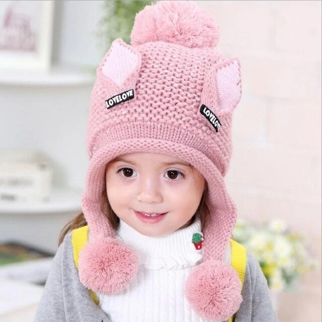 robo metálico cumpleaños gorros de invierno para bebes niñas niños gorras de lana para el frio  sombreros | eBay