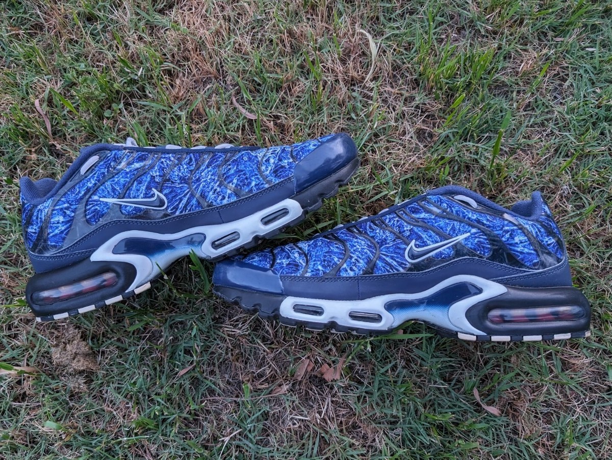 NIKE AIR MAX PLUS MIDNIGHT NAVY BLACK DO6384-400 MENS 11.5 US