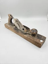 Vintage Collectible Wood Block Plane 15" long Woodworking Hand Tool