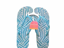 WOMENS JUNCTURE FLIP FLOP RUBBER BEACH SANDALS SIZE SMALL 5-6 NWT 