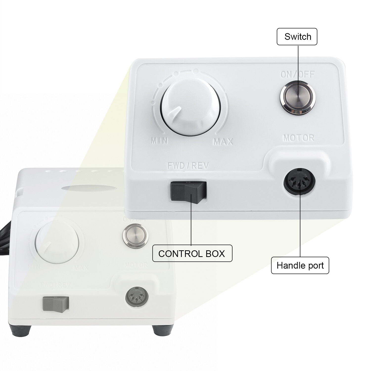 48W Dental Electric Micromotor Polishing Machine+30K RPM Brush ...