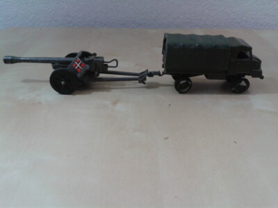 SOLIDO N° 235 SIMCA UNIC SUMR 4x4 Militaire Avec Canon N° 239 TBE