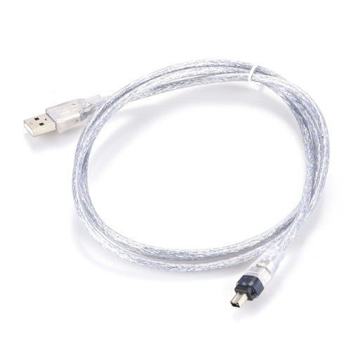 1.5M USB Male to 1394 4Pin Data Transfer Male Cable Cord DV Camera Converter - 第 4/8 張圖片