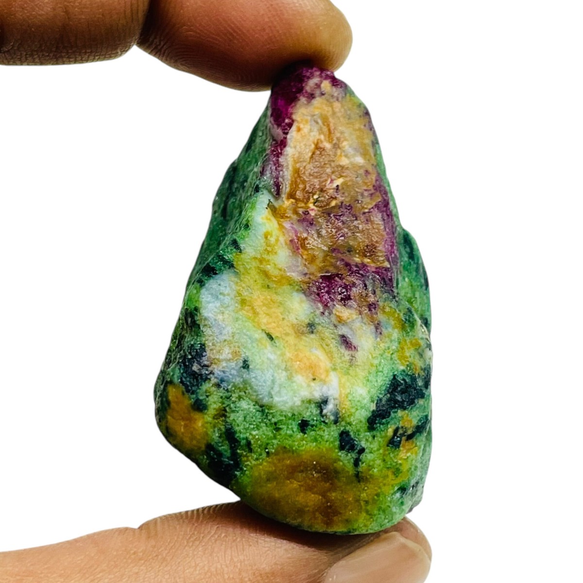 503.1 Cts Unheated Natural Ruby Ziosite Raw Rough 52x49mm Stunning