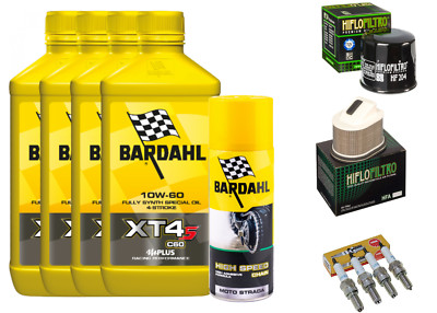 KIT/INSPEKTION Z 750 S 2005/06 BARDAHL XT4-S 10W60 ÖLFILTER LUFT KERZEN SPRAY