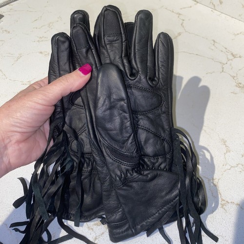 Woman’s Harley Davidson Leather Gloves Size M. Great Condition,See Pictures - Bild 14 von 15