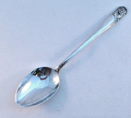 SPRING GLORY-INTERNATIONAL STERLING TABLE SERVING SPOON