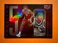 2021-22 Panini Chronicles Draft Picks - Gala Rookies Pink #191 Moses Moody (RC)