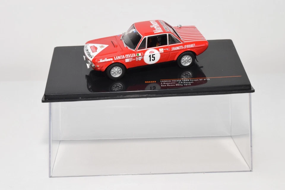 B21 1:43 IXO RAC323 LANCIA FULVIA 1600 COUPE HF #15 SAN REMO RALLY 1972 MIB - Image 2 of 4