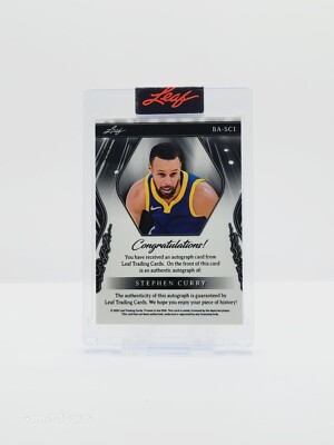 2025 Leaf Sports Heroes STEPHEN CURRY Authentic Auto