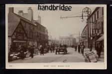 Mansfield - A busy West Gate - real photographic postcard
