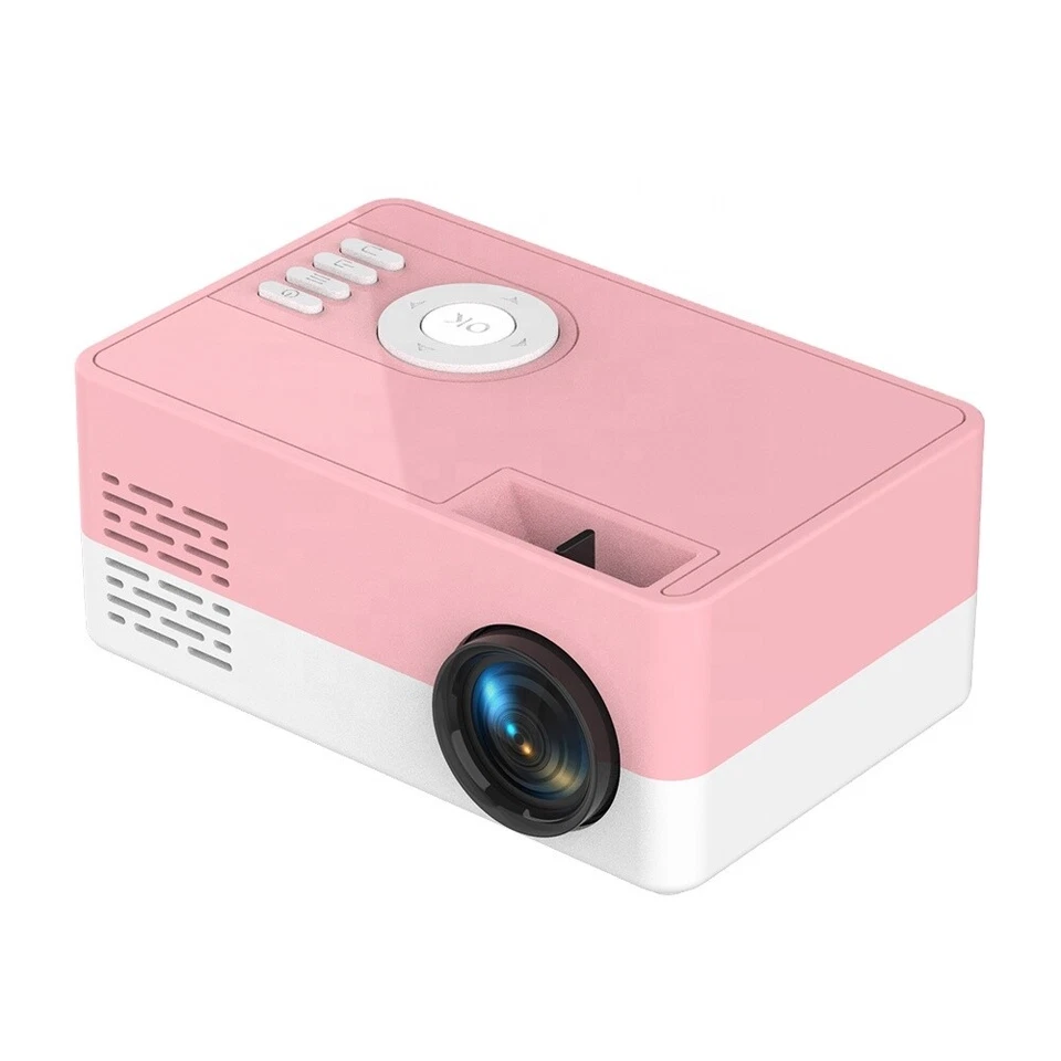 J15 Projector Support 1080P Video Home Theater Mini Pocket Portable Projector  - Image 2 of 4