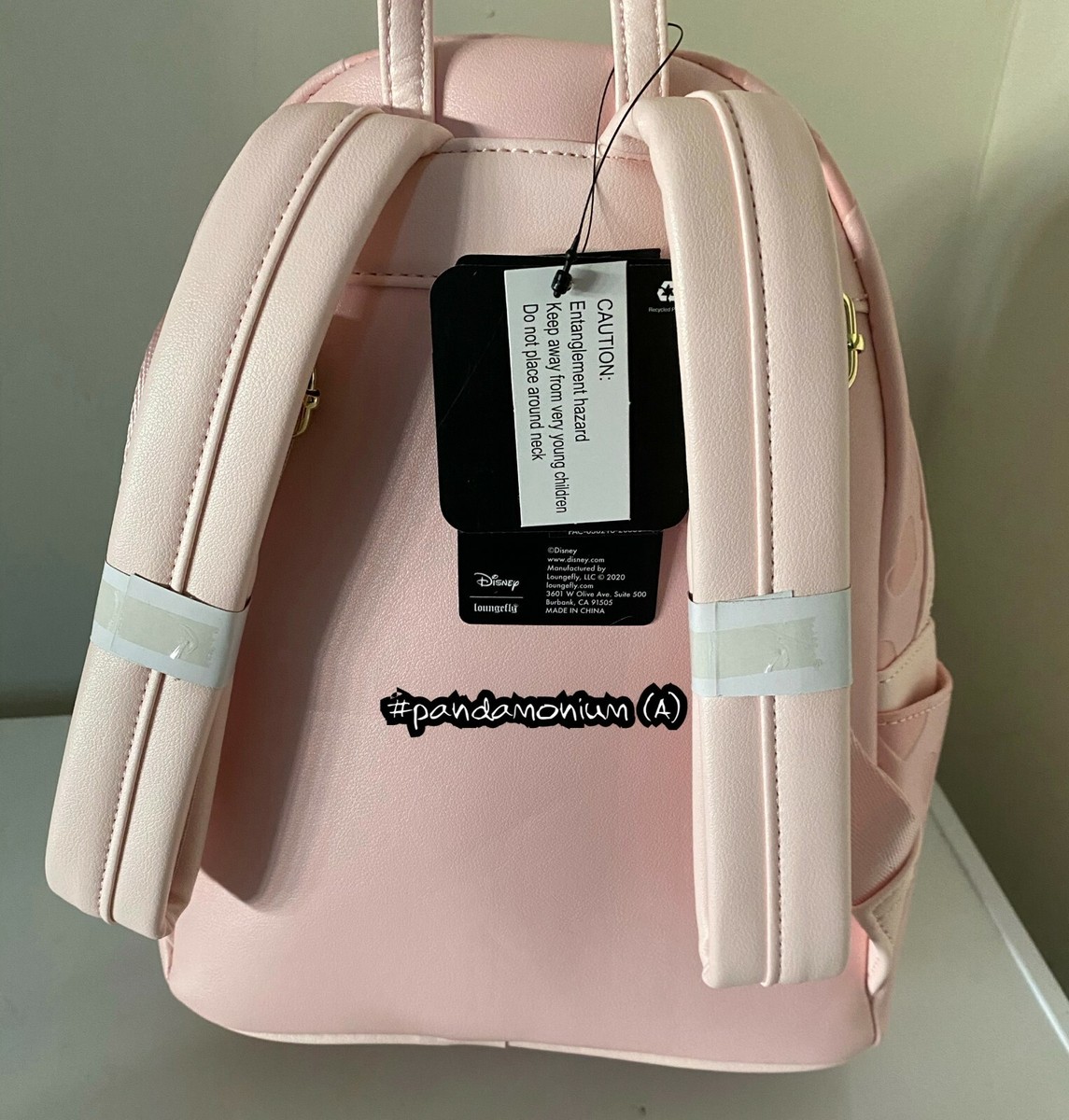 Loungefly Disney Stitch and Angel Valentine Heart Pink Mini