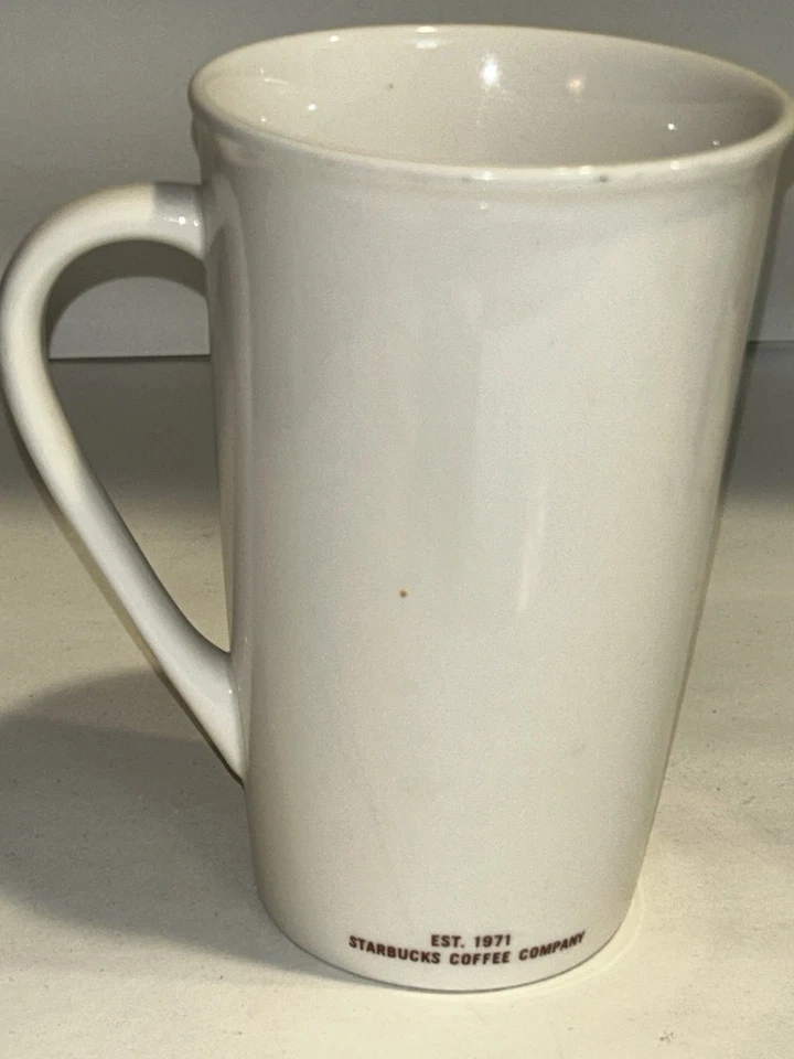TAZA DE CAFÉ STARBUCKS VENTI 20 ONZAS TAZA TÉ CERÁMICA BLANCA Foto 3 de 4