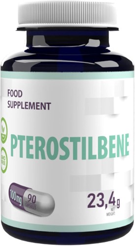 Hepatica Pterostilbene 100mg | 90 Vegan Capsules | High Strength Antioxidant