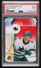 2024-25 Upper Deck SP Game Used Authentic Rookies Red Will Smith PSA 9 MINT 7mu