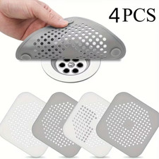 Anti-Clogging Floor Drain Silicone Cover Sink Bathroom Hair Catcher Sewer Filter