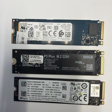 3x SSD NVME M.2•SKhynix 512GB•Crucial P3 Plus 500GB•Kioxia 512GB