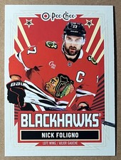 2025-26 O-Pee-Chee Retro Nick Foligno #481 Chicago Blackhawks