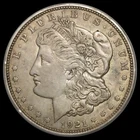 🔥1921‑D Morgan Dollar VAM‑1DG2 Die Break ED Rare Variety AU Details🔥