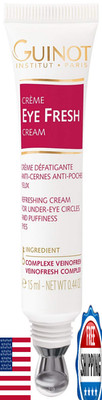 Guinot Eye Fresh Cream 0.49oz - Reduces Puffiness & Dark Circles