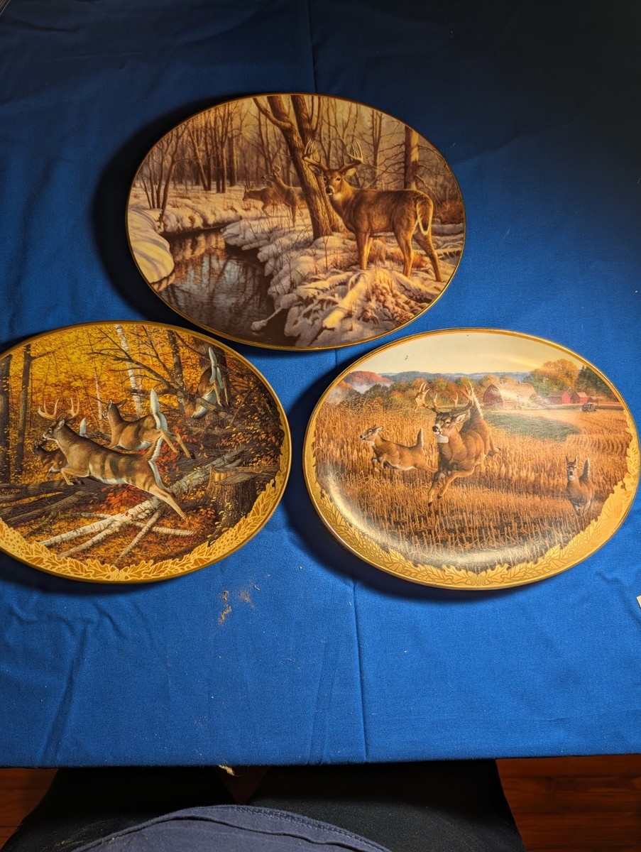 Bradford Exchange Porcelain Collector Plates Wild Wings Trail of