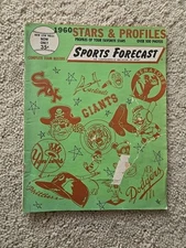 VINTAGE BASEBALL MAGAZINE 1960 STARS & PROFILES SPORTS FORECAST TEAM ROSTERS TOO
