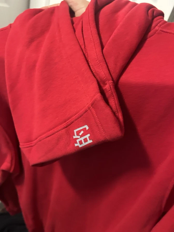 Nike Sportswear Club Herren Pullover Hoodie - Rot, Größe L - Bild 3 von 4