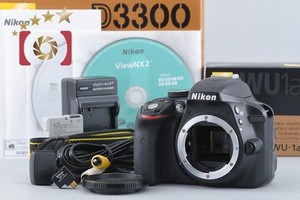 ★撮影枚数342枚・美品★Nikon ニコン D3300 ボディ #20927 Amazon.com : Nikon D3300 w/ AF-P DX 18-55mm VR Digital SLR – Black