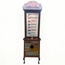 Love Tester Nostalgic Arcade Machine With LED Sign Topper