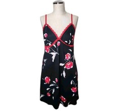 Secret Treasures Chemise Floral Nightgown Slip Dress Lingerie Size Medium 8-10