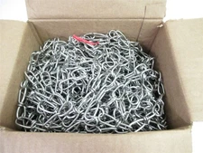 232238 New-No Box; Industry-Std 15512 Double Loop SS Clean Chain; #1-100'CTN